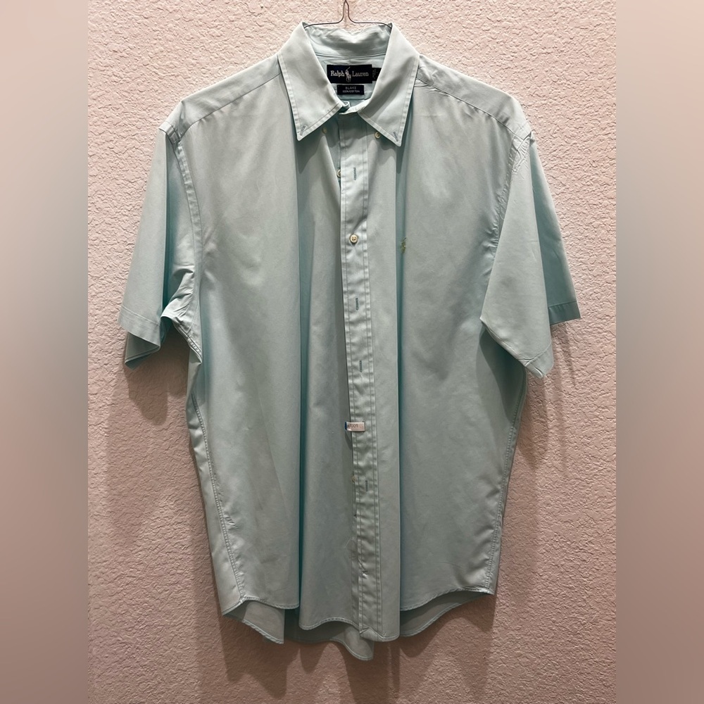 Ralph Lauren Blue Label Blake Men's Sky Blue Short Sleeve Shirt